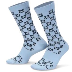 Jordan NWT Everyday Essential Socks Blue Black Dri Fit